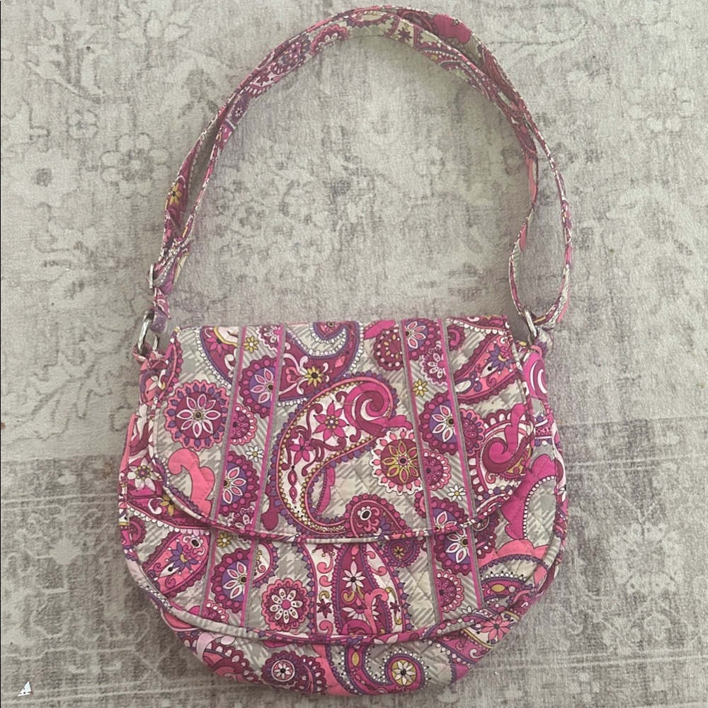 Vera Bradley Paisley Pink Shoulder Bag